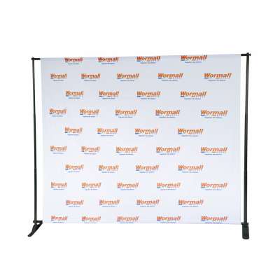 Fabric scalable banner stand Background