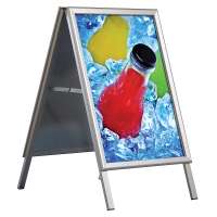 Outdoor A Frame Signs Poster Board Display Stands Sidewalk Pavement Signs